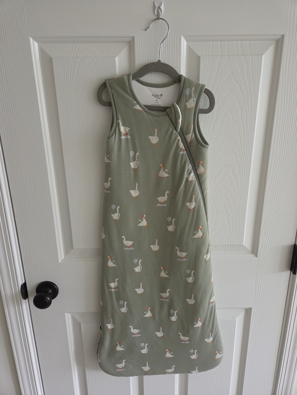 Kyte BABY Olive Green Goose Print Sleep Sack